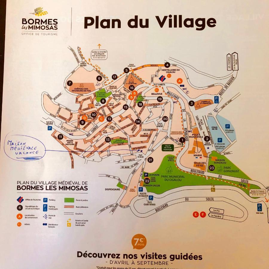 Maison De Vacances Medievale Bormes-Les-Mimosas Village 外观 照片